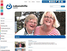 Tablet Screenshot of lebenshilfe-lippstadt.de